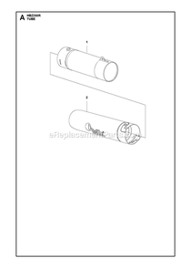 Tube Diagram and Parts List for HBZ260R (967089601)(2017-03) RedMax Leaf Blower / Vacuum