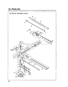 Part Location Diagram of 5217517-01 RedMax Rebuild-Kit