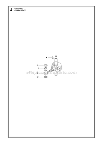 Crankshaft Diagram and Parts List for CHTZ2460L (967334901)(2020-03) RedMax Hedge Trimmer