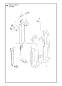 Carburetor Diagram and Parts List for EBZ8550 EBZ8550RH RedMax Leaf Blower / Vacuum