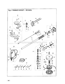 Part Location Diagram of 5133654-01 RedMax Bolt
