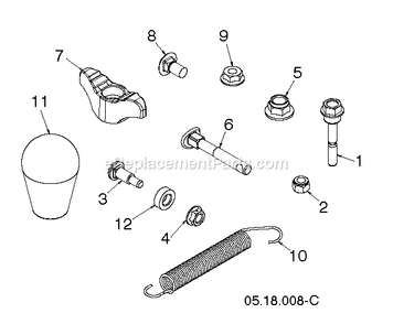 Accessories 1 Diagram and Parts List for DST30 (96192010801)(2019-04) RedMax Snow Blower