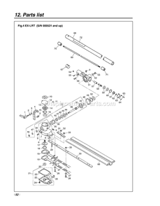 Part Location Diagram of 510989401 RedMax Goggle