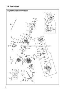 Part Location Diagram of 5217504-01 RedMax Gasket