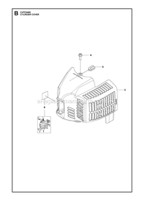 Carburetor And Air Filter Diagram and Parts List for CHTZ2460 (967334801)(2020-03) RedMax Hedge Trimmer