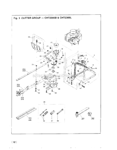 Part Location Diagram of 5740150-01 RedMax Label, Fan Cover