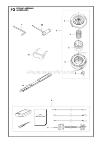 Part Location Diagram of 577873401 Husqvarna Wrench