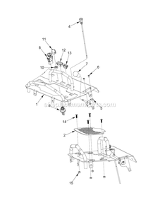 Console Diagram and Parts List for CV48 (970465201)(2020-02) RedMax Lawn Tractor