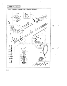 Part Location Diagram of 5104575-01 RedMax Bolt