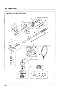Part Location Diagram of 5214797-01 RedMax Plate