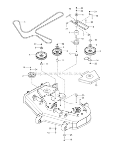 Part Location Diagram of 596344801 Husqvarna DECAL ZTR INSTRUCTION GRAPHIC