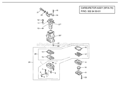 Part Location Diagram of 513665201 Husqvarna Tube