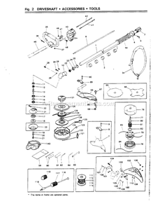 Part Location Diagram of 5105371-01 RedMax Washer