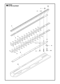 Part Location Diagram of 525351401 Husqvarna Blade