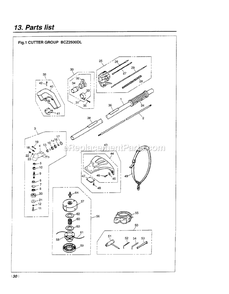 Part Location Diagram of 5153874-01 RedMax Tank-A
