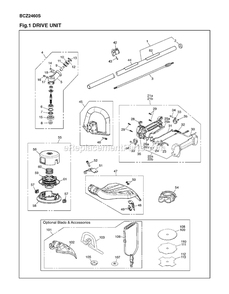 Part Location Diagram of 5762513-01 RedMax Decal