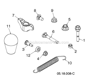 Accessories 1 Diagram and Parts List for DST27 (96192010701)(2019-03) RedMax Snow Blower