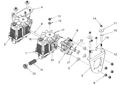 Seat Belt And Bracket Diagram and Parts List for CZTE60  RedMax Lawn Tractor