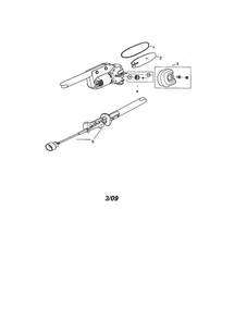 Electric Pruning Saw Diagram and Parts List for 111409-01  Remington Pole Saw
