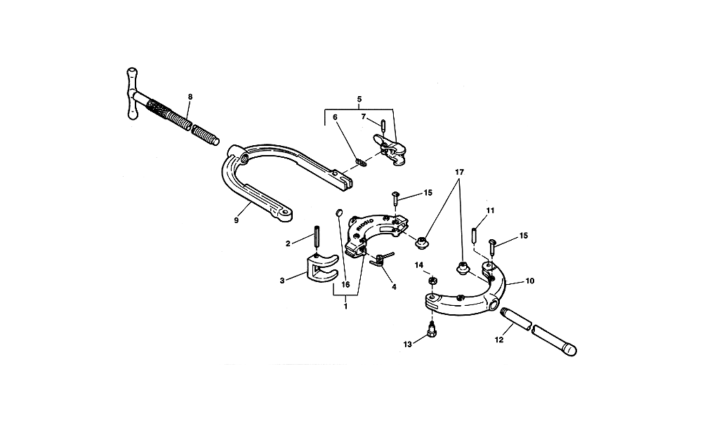 Fig-0 Diagram and Parts List for 472HWS  Ridgid Pipe Tools