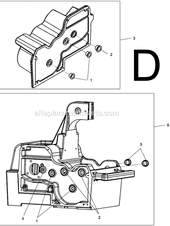 Page D Diagram and Parts List for 122XL  Ridgid Pipe Tools