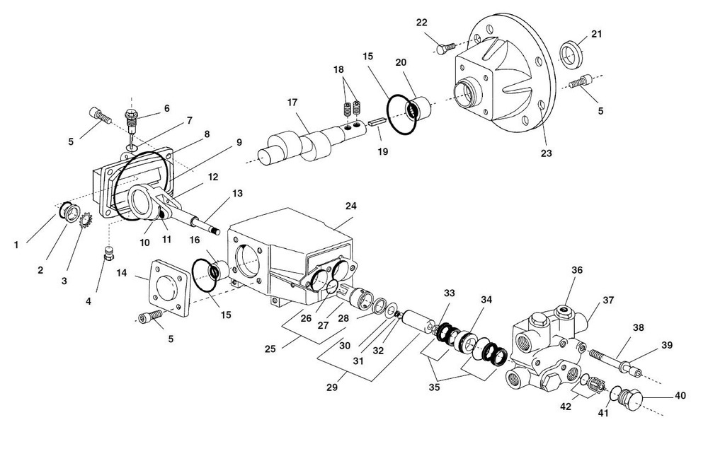 Pump Assembly - Type 2 Diagram and Parts List for KJ-1350-2 63107 Ridgid Drain Cleaner