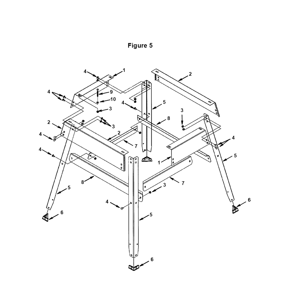 Fig-2 Diagram and Parts List for MS1250  Ridgid Saw