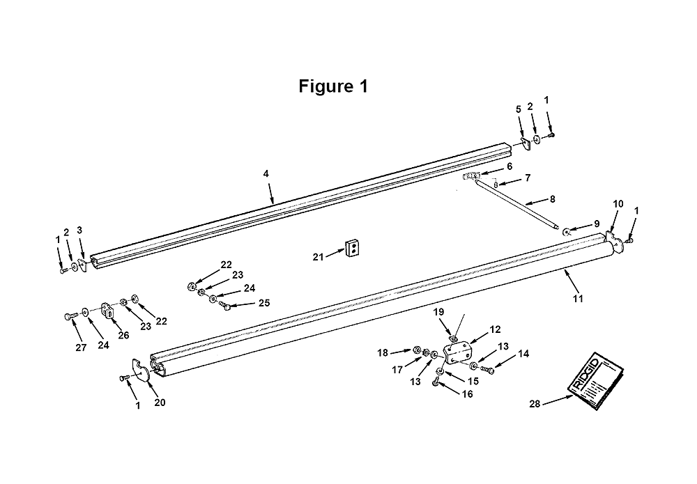 Fig-0 Diagram and Parts List for AC10360  Ridgid Miscellaneous