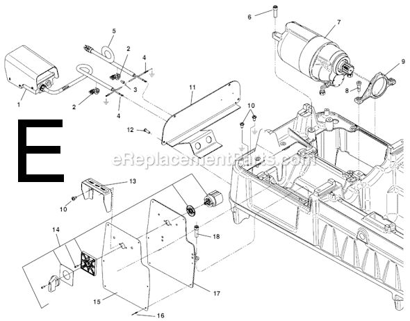 Page E Diagram and Parts List for 535-MANUAL  Ridgid Pipe Tools
