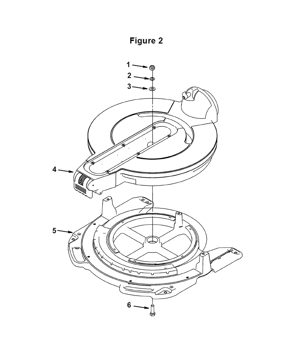 Fig-5 Diagram and Parts List for MS1290  Ridgid Saw