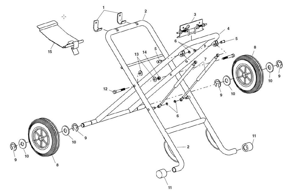 250 Stand Diagram and Parts List for 300 COMPACT KIT 67182 Ridgid Pipe Tools