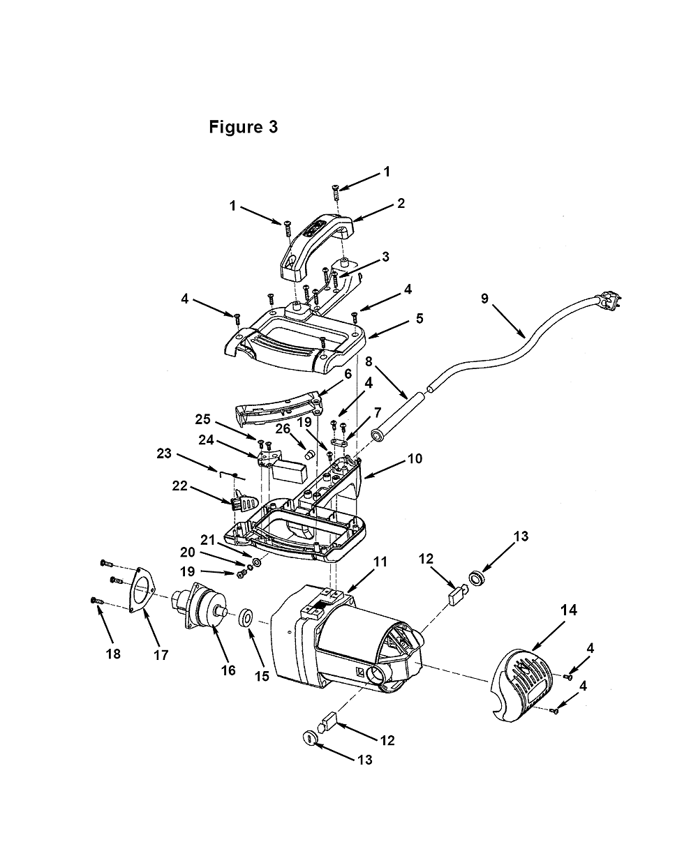 Fig-2 Diagram and Parts List for MS1250LS  Ridgid Saw