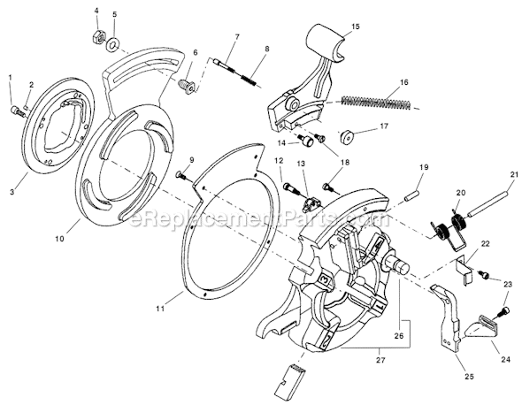 Page A Diagram and Parts List for 726  Ridgid Threading Die