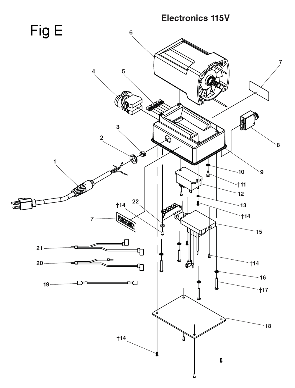 Fig-5 Diagram and Parts List for B-500  Ridgid Pipe Tools