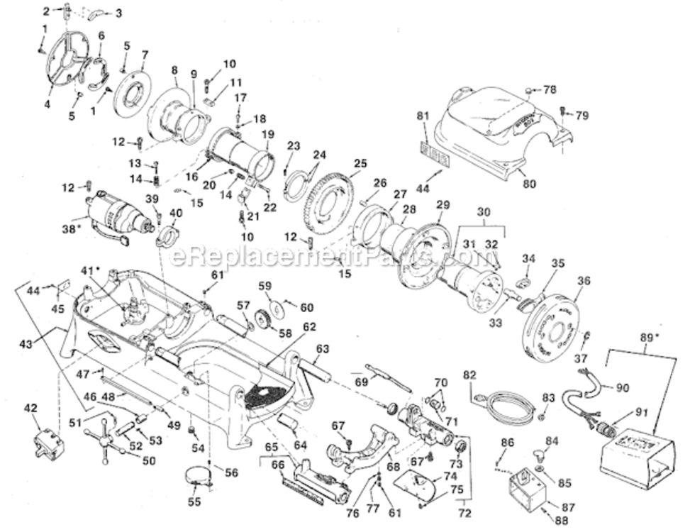 Pipe And Bolt Threading Machine Diagram and Parts List for 802  Ridgid Pipe Tools