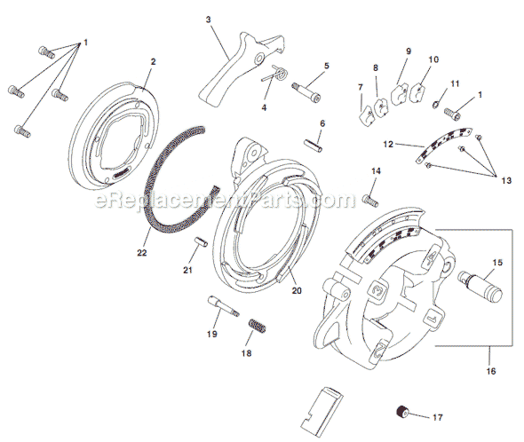 Page A Diagram and Parts List for 817  Ridgid Threading Die