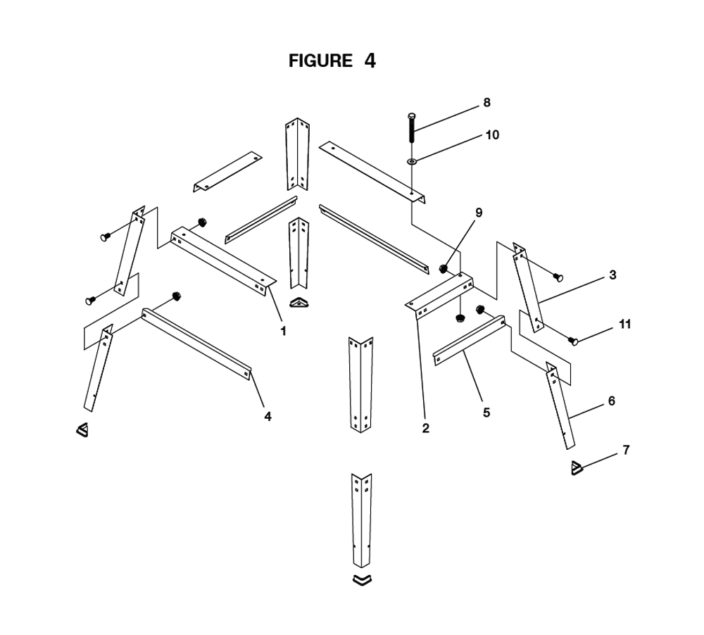 Fig-2 Diagram and Parts List for TP1300LS  Ridgid Planer Jointer