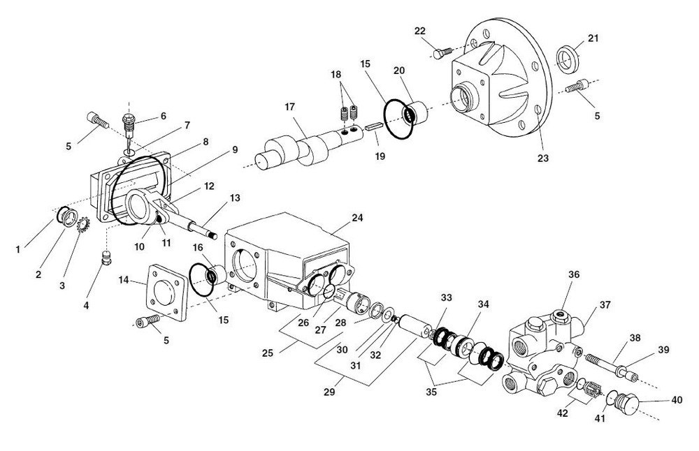 Pump Assembly - Type 2 Diagram and Parts List for 67332 67332 Ridgid Drain Cleaner