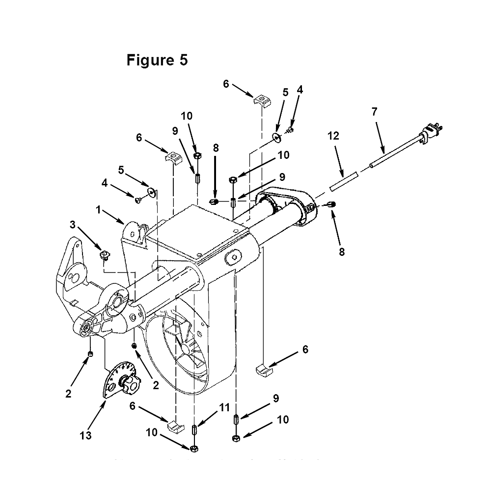 Fig-2 Diagram and Parts List for MS1290  Ridgid Saw