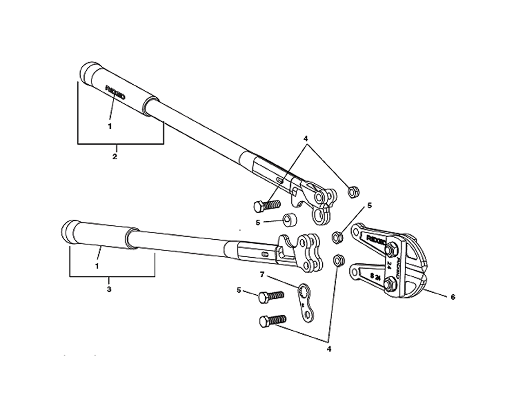 Fig-0 Diagram and Parts List for S14  Ridgid Miscellaneous