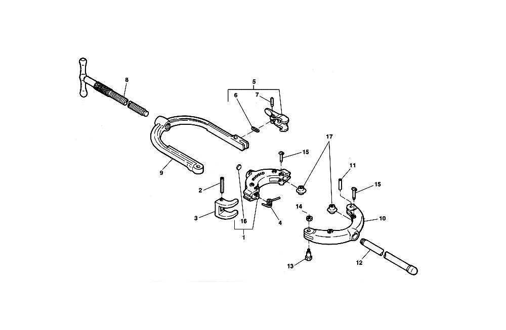 Fig-0 Diagram and Parts List for 466S  Ridgid Pipe Tools
