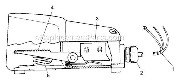 Page A Diagram and Parts List for E-2497  Ridgid Foot Switch