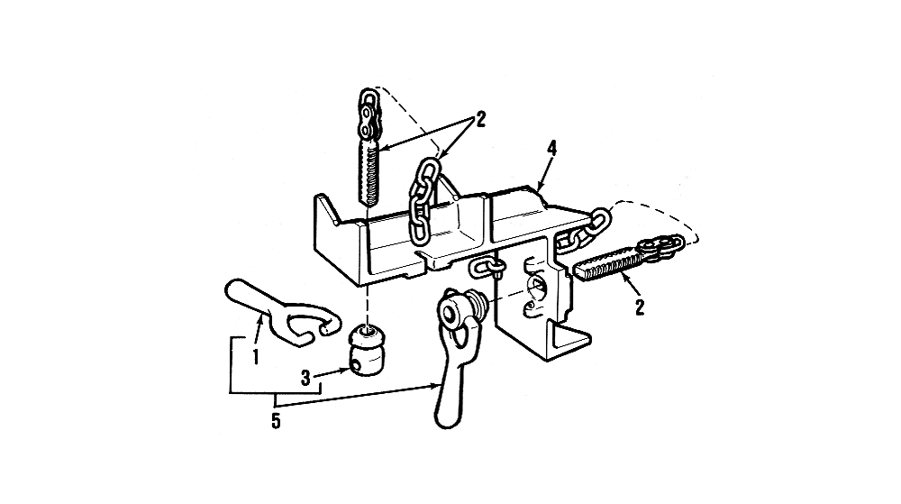 Fig-0 Diagram and Parts List for 462  Ridgid Vise