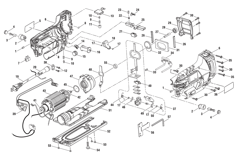 Fig-0 Diagram and Parts List for R31011  Ridgid Saw