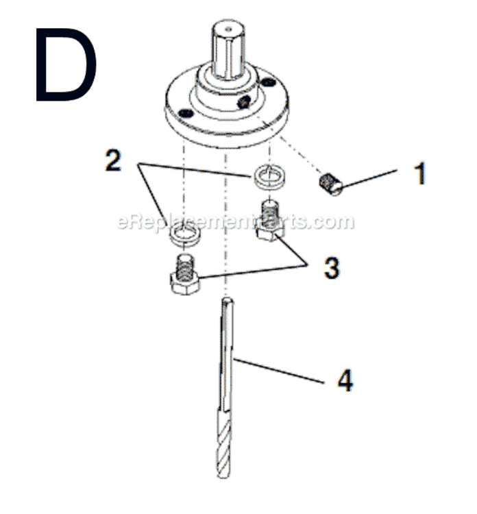 Page D Diagram and Parts List for HC-450  Ridgid Router