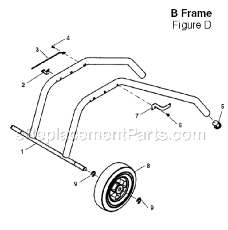 Page C Diagram and Parts List for K-1500BSP  Ridgid Drain Cleaner