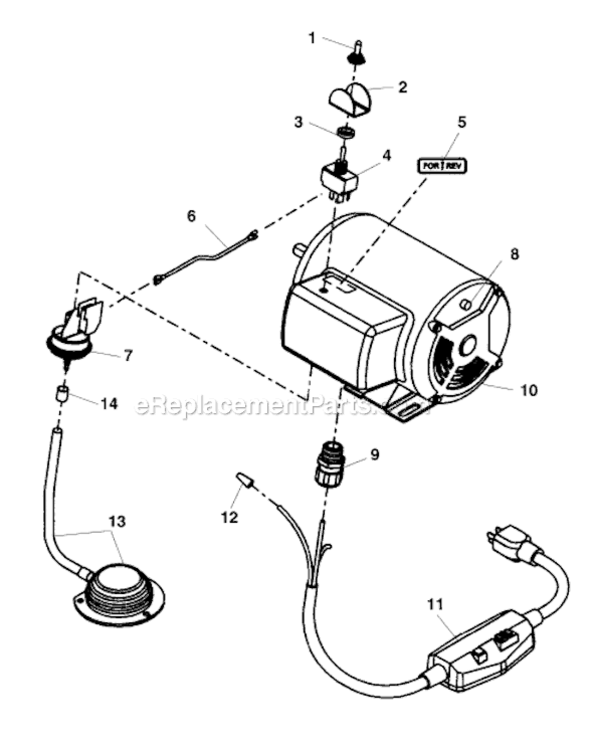 Page C Diagram and Parts List for K-375R  Ridgid Drain Cleaner