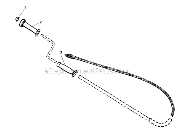 Page A Diagram and Parts List for K-4  Ridgid Drain Cleaner