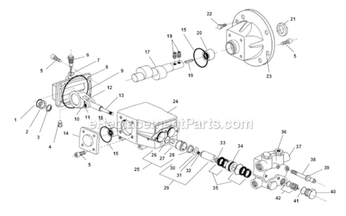 Page F Diagram and Parts List for KJ-1750  Ridgid Pressure Washer