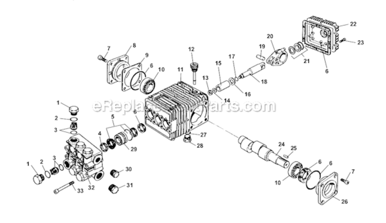 Page B Diagram and Parts List for KJ-3000  Ridgid Pressure Washer